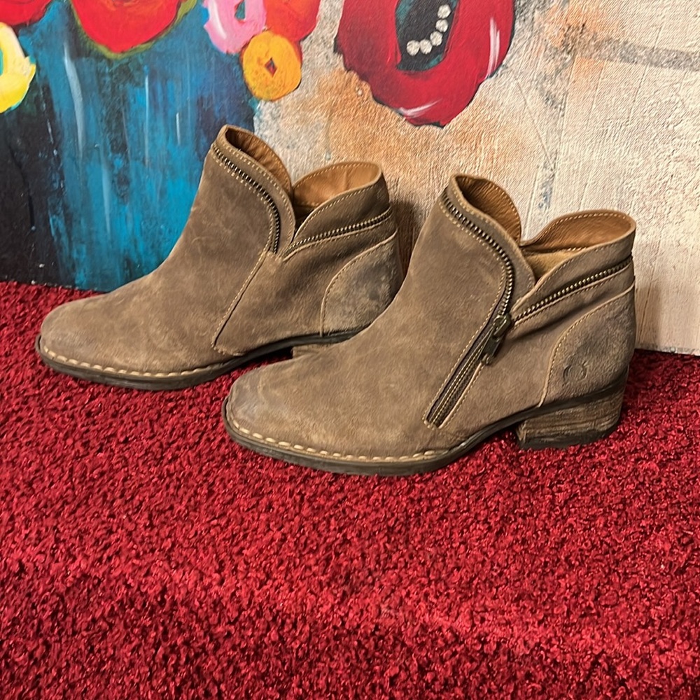 Born Brown Ankle Boots